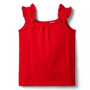Janie and Jack Valentine Ruffle Top